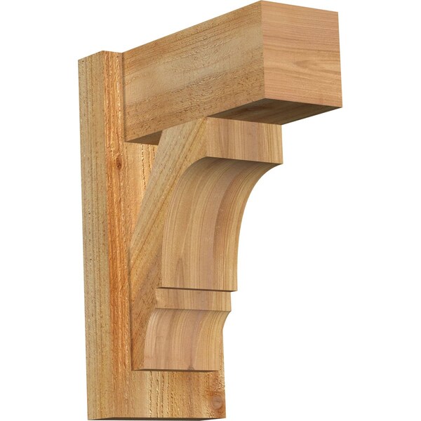Ekena Millwork Balboa Block Rough Sawn Outlooker, Western Red Cedar, 6"W x 12"D x 16"H OUT06X12X16BOA05RWR - main